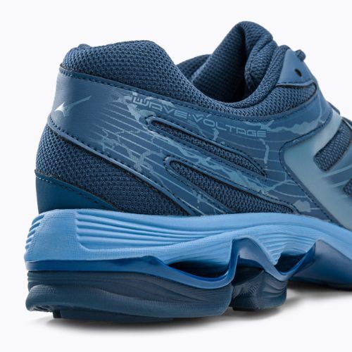Pantofi de volei pentru bărbați Mizuno Wave Voltage albastru marin V1GA216021