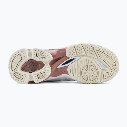 Pantofi de volei pentru femei Mizuno Wave Voltage Mid alb V1GC216536