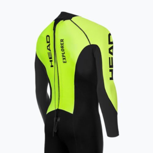 HEAD Head Ow Explorer FS 3.2.2 BKLM costum de neopren pentru bărbați de triatlon negru/galben