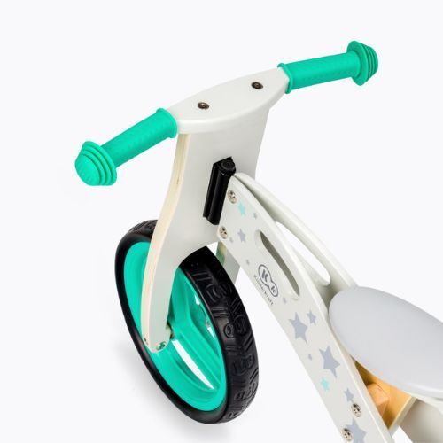 Kinderkraft Runner Runner bicicletă de cross-country alb și verde KKRUNNRSTR0000