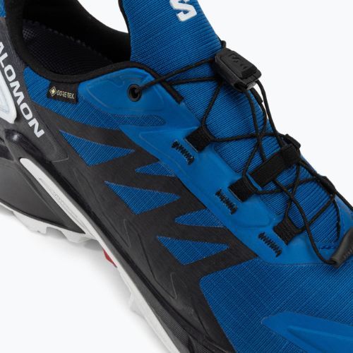 Încălțăminte de alergat pentru bărbați Salomon Supercross 4 GTX albastră L47119600