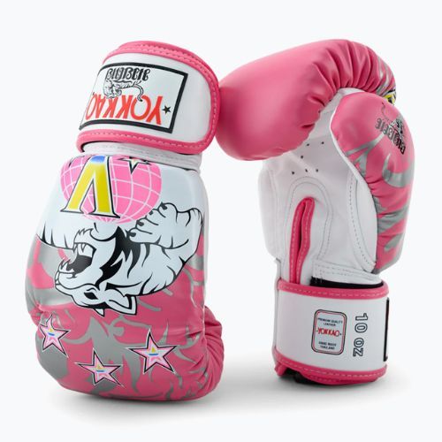 YOKKAO 90'S mănuși de box roz BYGL-90-8