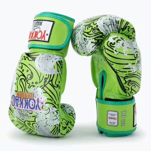 YOKKAO Hawaiian mănuși de box verde FYGL-71-20