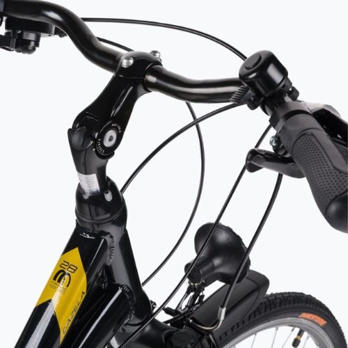 Bicicleta de trekking pentru femei Romet Gazela negru/galben R22A-TRE-28-19-P-468