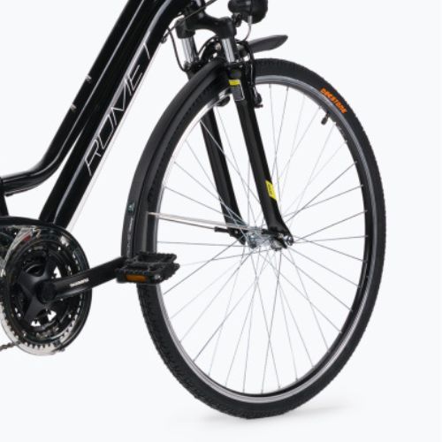 Bicicleta de trekking pentru femei Romet Gazela negru/galben R22A-TRE-28-19-P-468