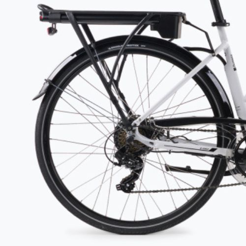Bicicleta electrică pentru femei Romet Gazela RM 1 alb și negru R22B-ELE-28-20-P-672