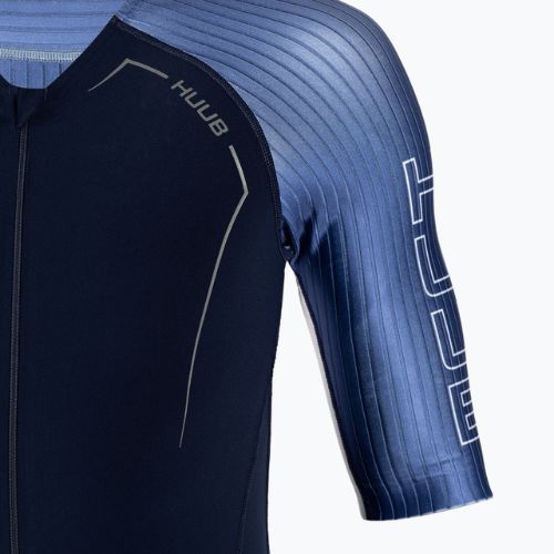 HUUB costum de triatlon pentru bărbați Anemoi Aero + Flatlock negru-albastru ANEPF