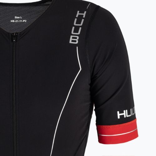 Bărbați HUUB Race Long Course Tri Suit negru/roșu RCLCS