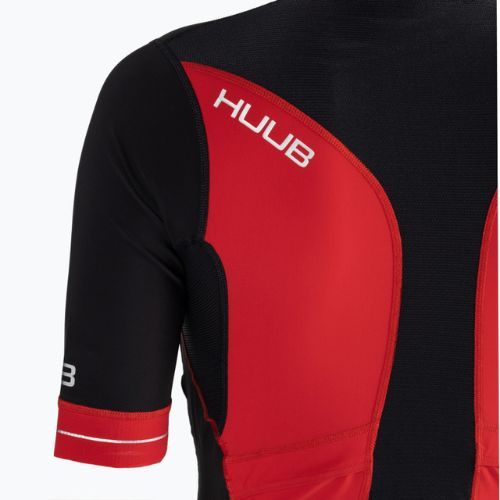 Bărbați HUUB Race Long Course Tri Suit negru/roșu RCLCS