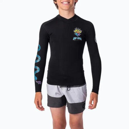 Rip Curl Dawn Patrol tricou din neopren pentru copii negru WVE8AJ