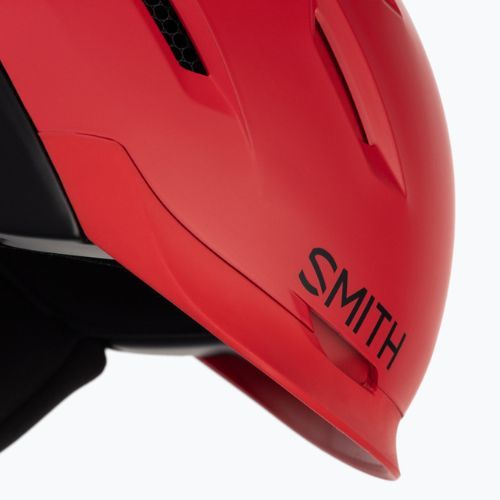 Cască de schi Smith Level roșu-neagră E00629