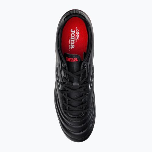 Ghete de fotbal Joma Numero-10 FG pentru bărbați, negru/roșu