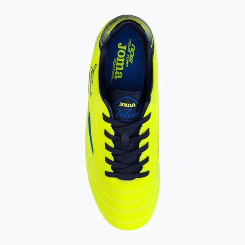 Ghete de fotbal pentru copii Joma Toledo HG lemon fluor