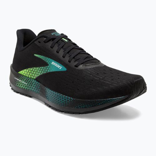 Pantofi de alergare pentru bărbați BROOKS Hyperion Tempo negru-verde 1103391