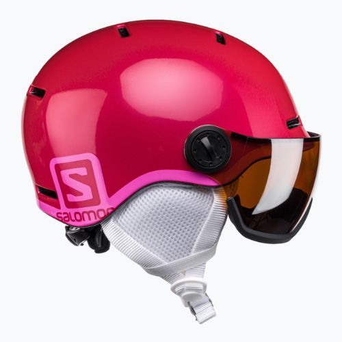 Cască de schi pentru copii Salomon Grom Visor S2 roz L39916200