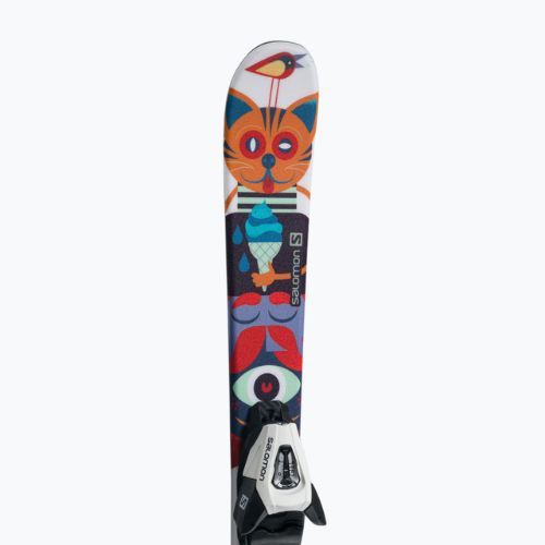 Schiuri de coborâre pentru copii Salomon T1 XS + C5 culoare L40891100