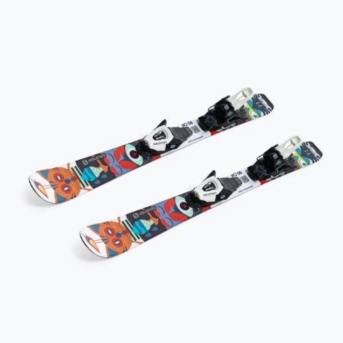 Schiuri de coborâre pentru copii Salomon T1 XS + C5 culoare L40891100