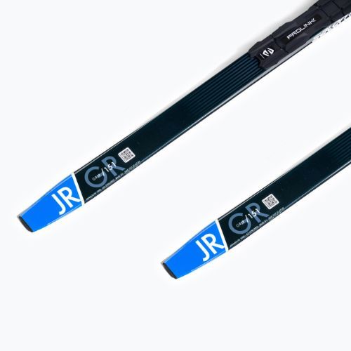 Schiuri de fond pentru copii Salomon Aero Grip Jr. + Prolink Access negru-albastru L412480PM