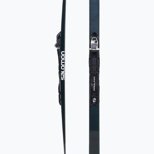 Schiuri de fond pentru copii Salomon Aero Grip Jr. + Prolink Access negru-albastru L412480PM