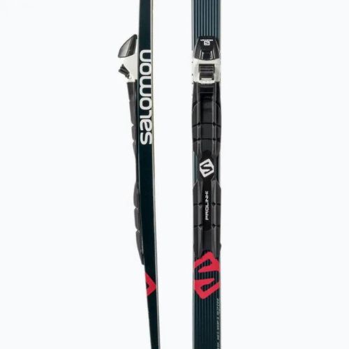 Salomon Snowscape 8 Skin + Prolink Auto schi fond negru/roșu L413753PM