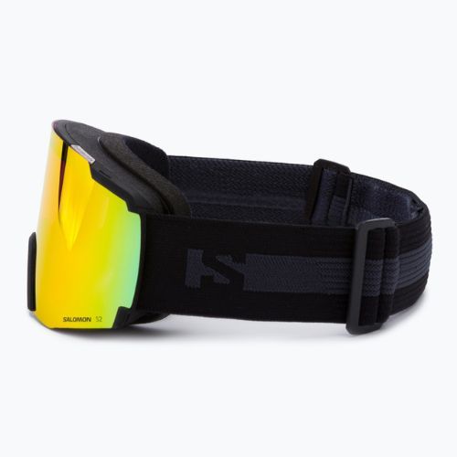 Salomon S/View S2 Ochelari de schi negru/roșu mediu L47006300