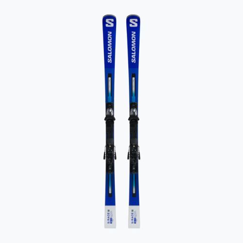 Salomon S Race GS 10 + M12 GW albastru și alb schiuri de coborâre L47038300