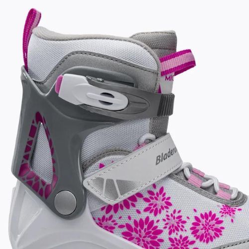 Bladerunner Micro Ice G patine pentru copii alb și roz
