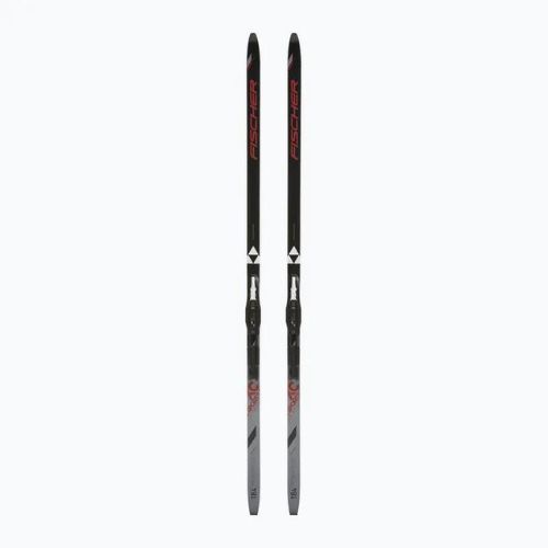 Fischer Sports Crown Crown EF Montat schiuri de fond negru și argintiu NV44022