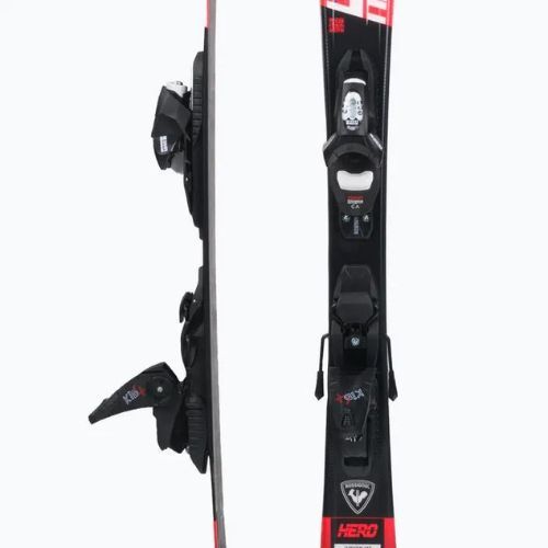 Schiuri de coborâre pentru copii Rossignol Hero 100-140 + Kid4 red