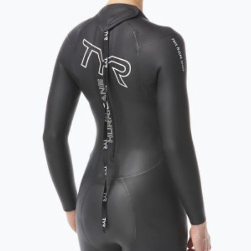 TYR Hurricane Cat 1 pentru femei costum de neopren negru de triatlon HCAOF