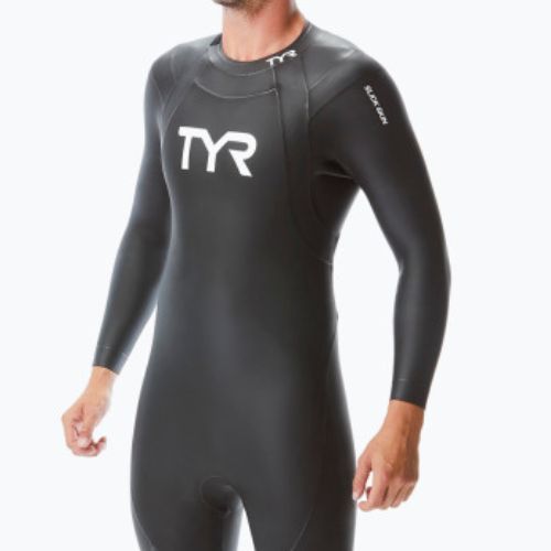 TYR Hurricane Cat 1 pentru bărbați costum de neopren pentru triatlon negru HCAOM