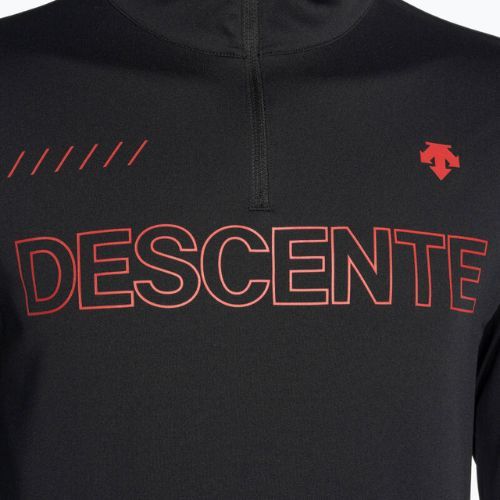 Tricou de schi Descente pentru bărbați Descente 1/4 Zip 93 negru DWMUGB28