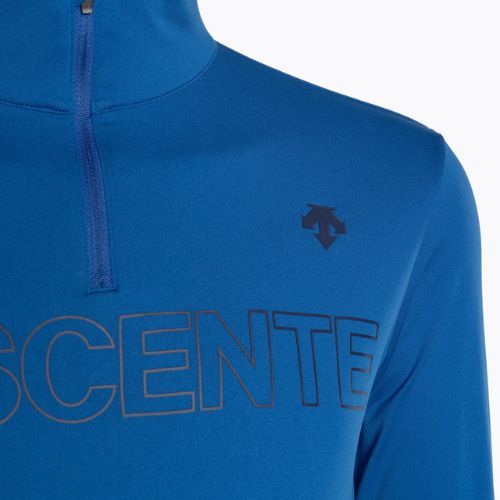 Tricou de schi Descente pentru bărbați Descente 1/4 Zip 52 albastru DWMUGB28