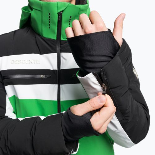 Jachetă de schi pentru bărbați Descente Carter 19 verde DWMUGK23