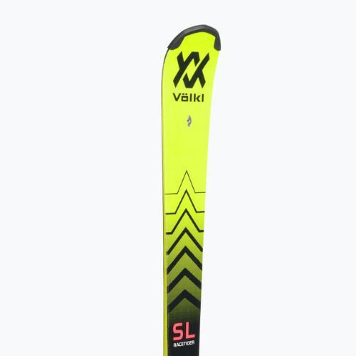 Schiuri de coborâre pentru copii Völkl Racetiger JR Pro+7.0 VMotion JR galben-negre 122467/6262T1.VA