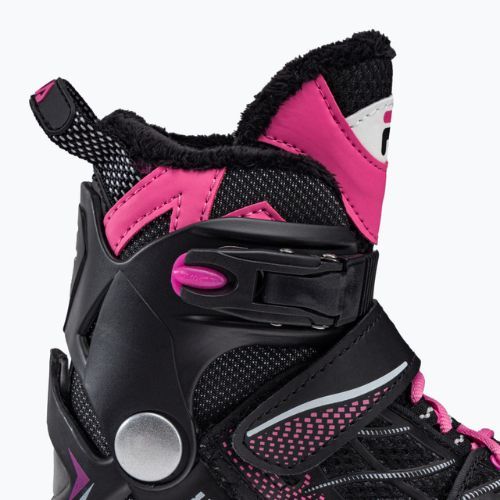 Patine pentru copii FILA X-One G black/pink