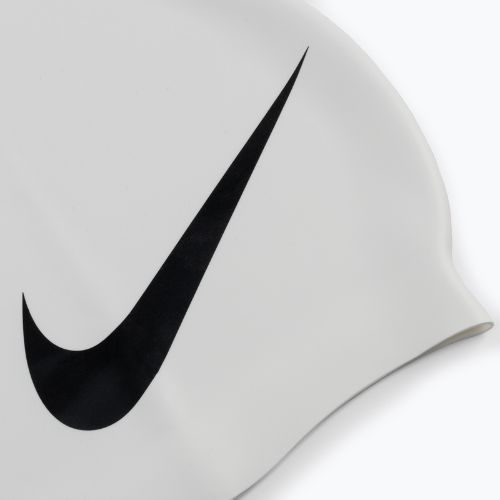 Șapcă de înot Nike Big Swoosh alb NESS8163-100