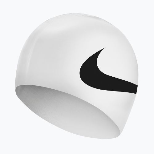 Șapcă de înot Nike Big Swoosh alb NESS8163-100