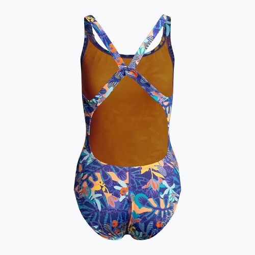 Costum de baie dintr-o singură piesă pentru femei Nike Multiple Print Fastback violet NESSC050-593