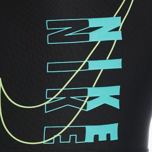 Boxeri de baie bărbați Nike Reflect Logo Square Leg negru NESSC583