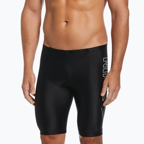 Bărbați Nike Multi Logo Swim Jammer Jet Black NESSC588