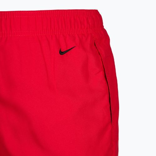 Pantaloni scurți de baie Nike Swoosh Break 5" Volley pentru bărbați, roșu NESSC601-614