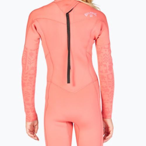 Spumă de înot pentru copii Billabong 4/3 Teen Synergy BZ vintage coral