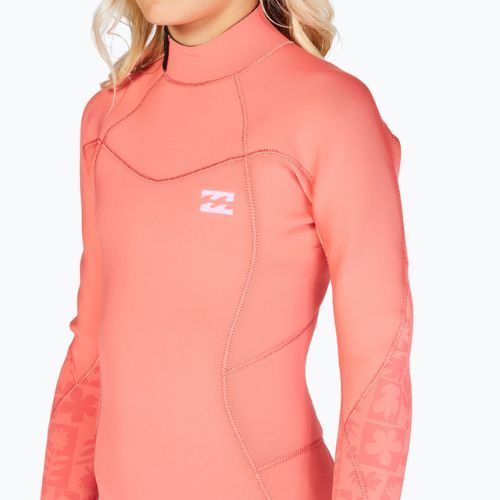 Spumă de înot pentru copii Billabong 4/3 Teen Synergy BZ vintage coral
