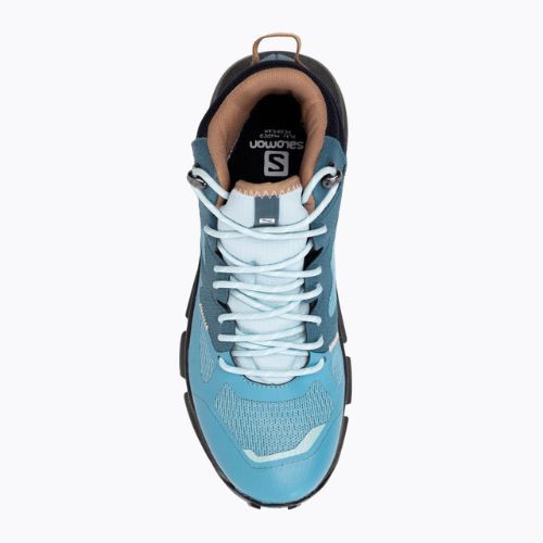 Încălțăminte de trekking pentru femei Salomon Predict Hike Mid GTX albastră L41460700