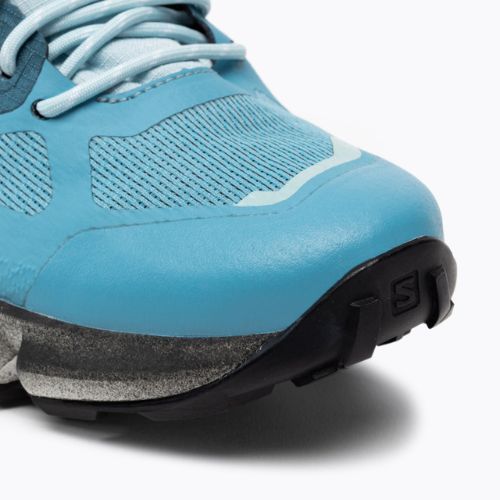 Încălțăminte de trekking pentru femei Salomon Predict Hike Mid GTX albastră L41460700