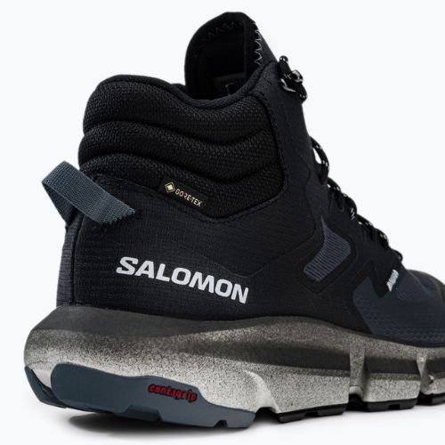 Încălțăminte de trekking pentru bărbați Salomon Predict Hike Mid GTX neagră L41460900