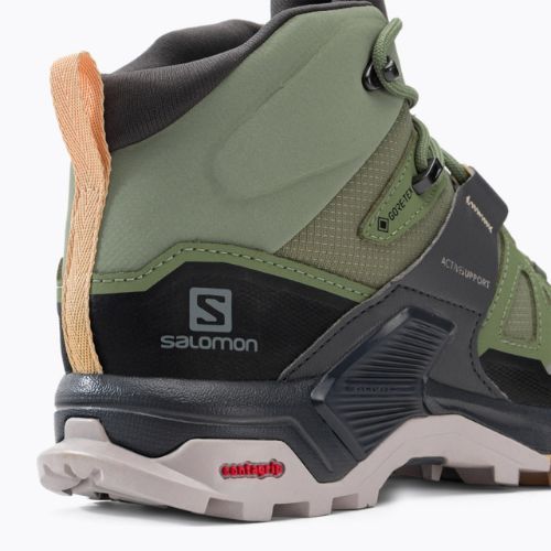 Încălțăminte de trekking pentru femei Salomon X Ultra 4 MID GTX verde L41625100