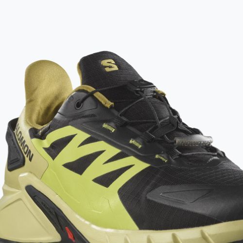 Încălțăminte de alergat pentru bărbați Salomon Supercross 4 GTX negru-verde L41731700
