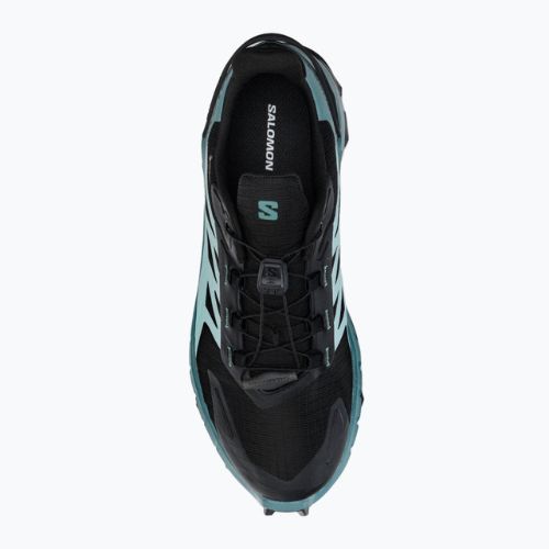 Încălțăminte de alergat pentru femei Salomon Supercross 4 GTX negru-albastră L41735500